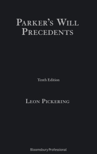 Titelbild: Parker’s Will Precedents 1st edition 9781526509307