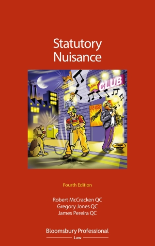 Cover image: Statutory Nuisance 4th edition 9781526509581