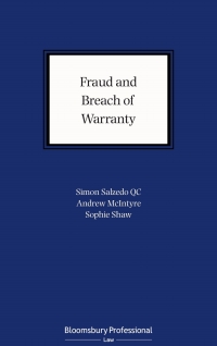 Imagen de portada: Fraud and Breach of Warranty 1st edition 9781526509666