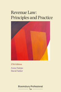 表紙画像: Revenue Law: Principles and Practice 1st edition 9781526511126