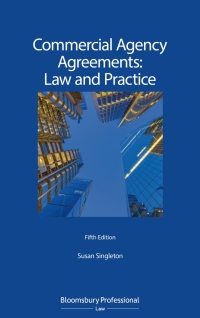 Cover image: Commercial Agency Agreements: Law and Practice 5th edition 9781526511874