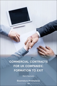 Cover image: Commercial Contracts for UK Companies: Formation to Exit 1st edition 9781526511959