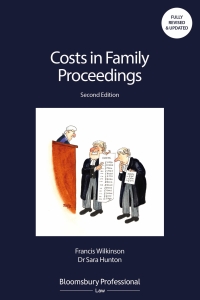 Cover image: Costs in Family Proceedings 2nd edition 9781526512048