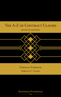 Cover image: The A-Z of Contract Clauses 7th edition 9781526512154