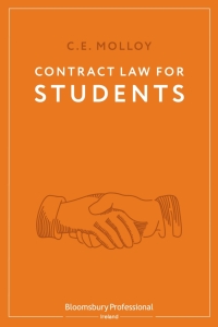 Cover image: Contract Law for Students 1st edition