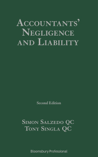 Cover image: Accountants’ Negligence and Liability 2nd edition 9781526512451