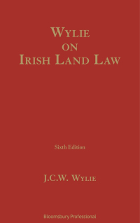 Cover image: Wylie on Irish Land Law 6th edition