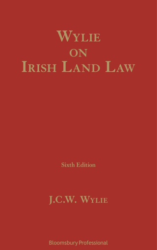 Cover image: Wylie on Irish Land Law 6th edition
