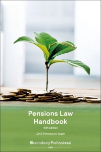 Cover image: Pensions Law Handbook 15th edition 9781526514042