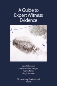Titelbild: A Guide to Expert Witness Evidence 1st edition