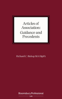 Imagen de portada: Articles of Association: Guidance and Precedents 1st edition 9781526514325
