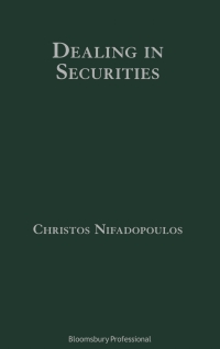 Imagen de portada: Dealing in Securities: The Law and Regulation of Sales and Trading in Europe 1st edition 9781526514363