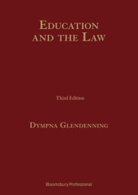Omslagafbeelding: Education and the Law 3rd edition