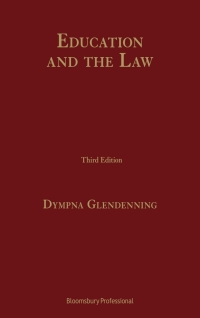 Titelbild: Education and the Law 3rd edition