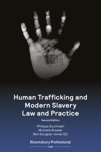 Cover image: Human Trafficking and Modern Slavery Law and Practice 2nd edition 9781526514783