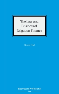 Omslagafbeelding: The Law and Business of Litigation Finance 1st edition 9781526515254