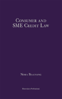 Imagen de portada: Consumer and SME Credit Law 1st edition