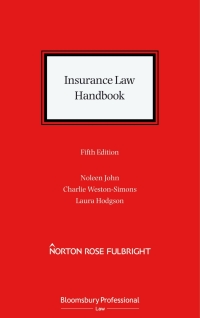 Cover image: Insurance Law Handbook 5th edition 9781526515919