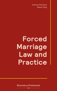 Cover image: Forced Marriage Law and Practice 1st edition 9781526515957