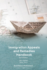 Cover image: Immigration Appeals and Remedies Handbook 2nd edition 9781526516633