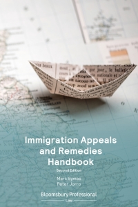 Imagen de portada: Immigration Appeals and Remedies Handbook 2nd edition 9781526516633
