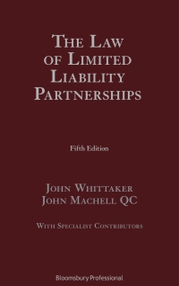 Titelbild: The Law of Limited Liability Partnerships 5th edition 9781526516695