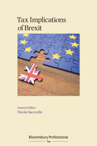 Cover image: Tax Implications of Brexit 1st edition 9781526516800