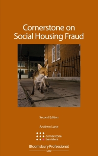 Cover image: Cornerstone on Social Housing Fraud 2nd edition 9781526516985