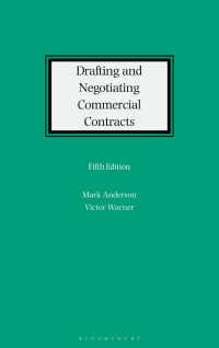 Cover image: Drafting and Negotiating Commercial Contracts 5th edition 9781526517241