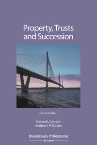 Cover image: Property, Trusts and Succession 4th edition 9781526518743