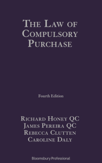 Cover image: The Law of Compulsory Purchase 4th edition 9781526518835
