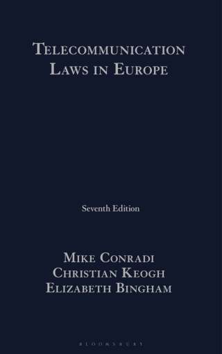 Cover image: Telecommunication Laws in Europe 7th edition 9781526518958