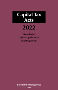 Omslagafbeelding: Capital Tax Acts 2022 1st edition