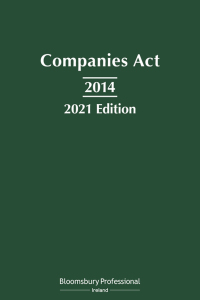 Cover image: Companies Act 2014: 2021 Edition 1st edition