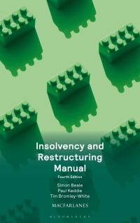 Cover image: Insolvency and Restructuring Manual 4th edition 9781526521446