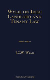 Cover image: Wylie on Irish Landlord and Tenant Law 4th edition