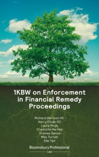 Imagen de portada: 1KBW on Enforcement in Financial Remedy Proceedings 1st edition 9781526522542