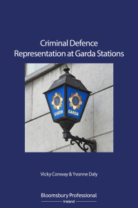 Omslagafbeelding: Criminal Defence Representation at Garda Stations 1st edition