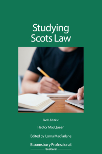 Titelbild: Studying Scots Law 6th edition 9781526523365