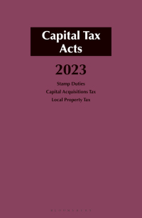 Titelbild: Capital Tax Acts 2023 1st edition
