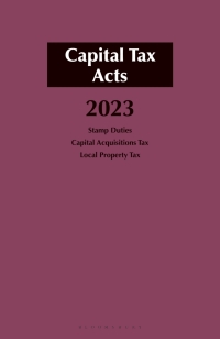 Cover image: Capital Tax Acts 2023 1st edition