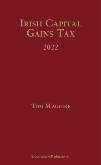 صورة الغلاف: Irish Capital Gains Tax 2022 1st edition
