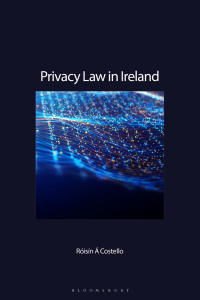 Titelbild: Privacy Law in Ireland 1st edition