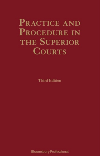 Imagen de portada: Practice and Procedure in the Superior Courts 3rd edition