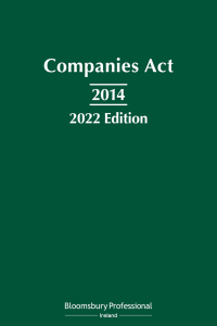Cover image: Companies Act 2014: 2022 Edition 1st edition