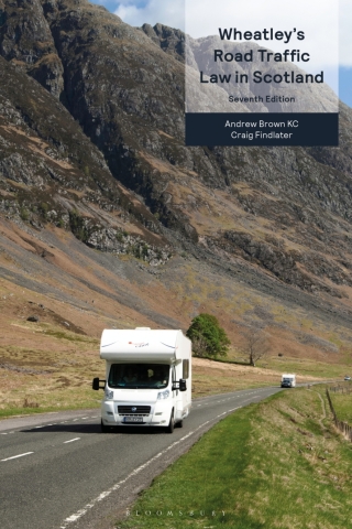 Cover image: Wheatley's Road Traffic Law in Scotland 7th edition 9781526526601