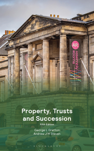 Cover image: Property, Trusts and Succession 5th edition 9781526527448