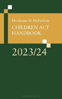 Titelbild: Hershman and McFarlane: Children Act Handbook 2023/24 1st edition 9781526527745