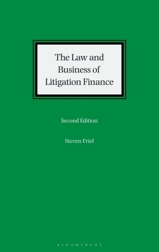 Cover image: The Law and Business of Litigation Finance 2nd edition 9781526527820