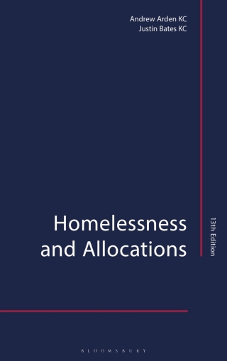 Imagen de portada: Homelessness and Allocations 13th edition 9781526528315